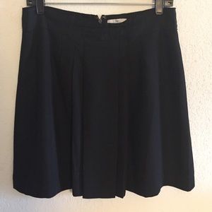 Black Drape Pleated Gap Skirt, Size 6